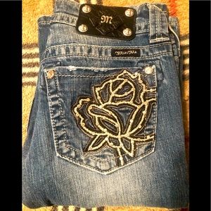 Miss Me Jeans BootCut Size 27 Inseam 34